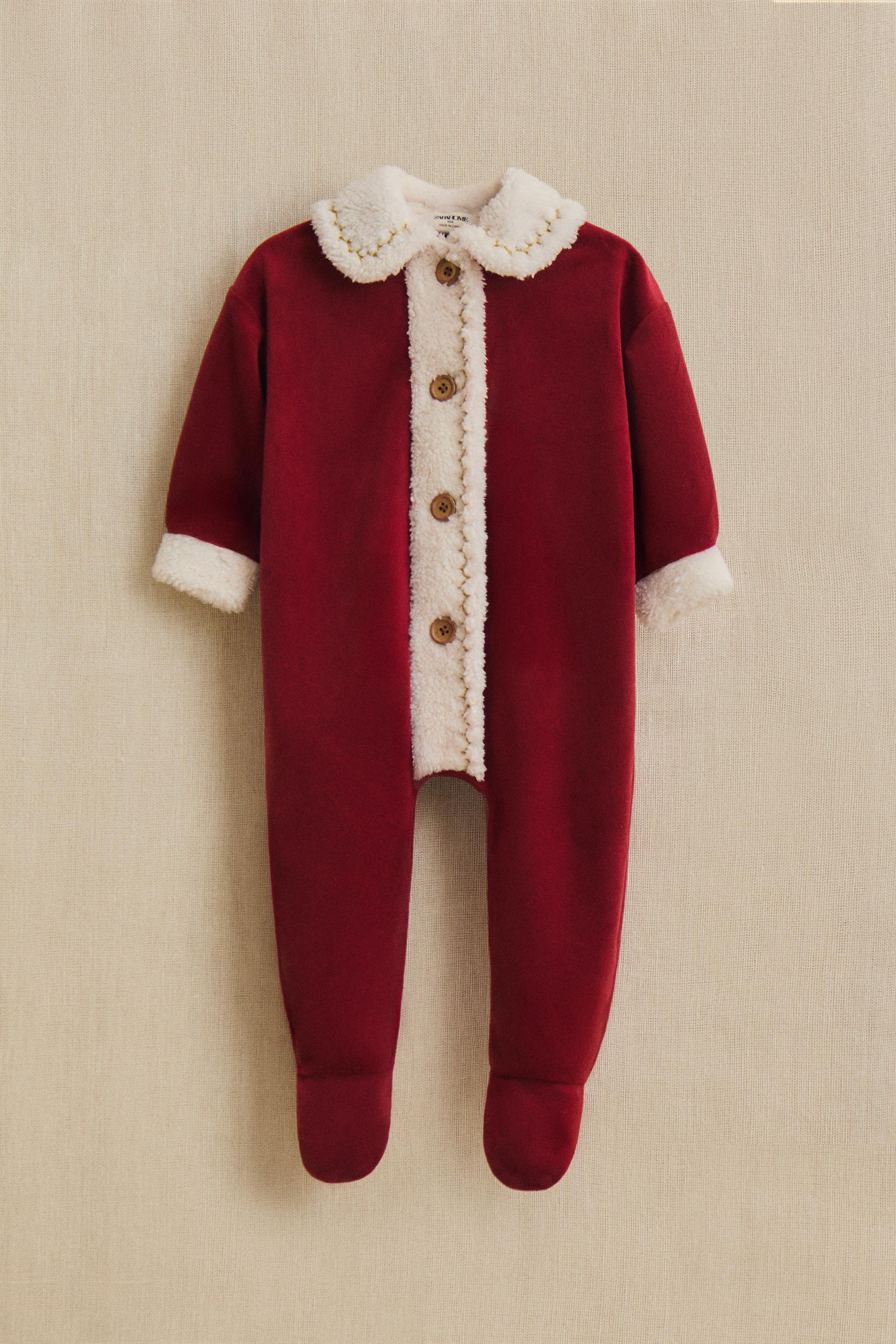 SANTA CLAUS CHRISTMAS BABY ROMPER COSTUME